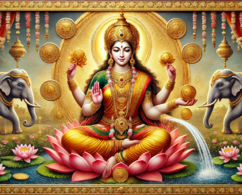 Lakshmi Hindu god of preservation